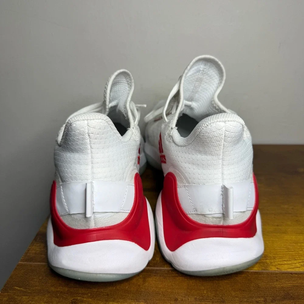 Adidas Mahomes 1 Impact FLX Basketball Shoes Mens Size 12.5 White Red